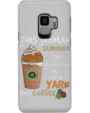 Load image into Gallery viewer, The Quarantine Time With Yarn And Coffee Gift For Women Phone case
