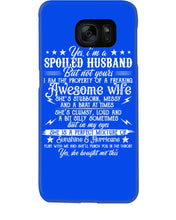 Load image into Gallery viewer, Shes Stubborn Messy And A Brat At Times Black Gift For Husband Phone case
