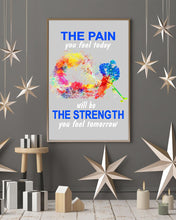 Load image into Gallery viewer, The Pain You Feel Today Will Be The Strength Gift For Women Vertical Poster
