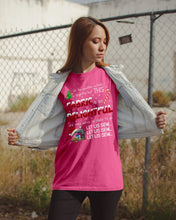 Load image into Gallery viewer, Weather Outside Frightful Sewing Let Us Sew Guys Tee
