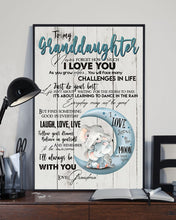 Load image into Gallery viewer, Grandma Gift For Granddaughter Wonderful Words Never Forget That I Love You Vertical Poster
