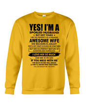 Load image into Gallery viewer, I'm A Spoiled Husband But Not Yours - Awesome Wife Who Was Born In January Sweatshirt
