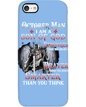 Load image into Gallery viewer, October Man Son Of God Birthday Meaningful Gift For Men Phone case
