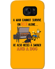 Load image into Gallery viewer, A Man Loves Beer And Dachshund Gift For Dog Lovers Phone case
