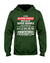 Load image into Gallery viewer, Je Suis Un Homme Chanceux J'ai Line Femme Custom Design Je Suis Son Roi Hoodie
