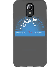 Load image into Gallery viewer, Pinpoint The Location In The Space Blue Phone case
