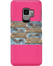 Load image into Gallery viewer, Do What Makes You Happy With Bats Gift For Girls Phone case
