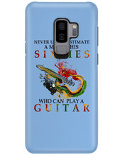 Load image into Gallery viewer, Never Underestimate A 60 Year Old Man Can Play A Guitar Phone case
