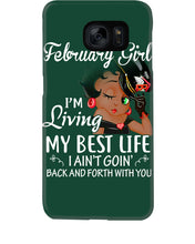 Load image into Gallery viewer, Betty Boop February Girl Living My Best Life Birthday Meaningful Gift Phone case
