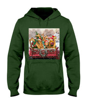 Load image into Gallery viewer, Giraffe Red Car Merry Christmas Gift For Giraffe Lovers Hoodie
