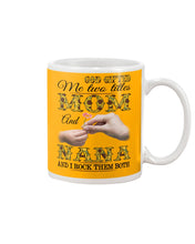 Load image into Gallery viewer, God Gifted Me Two Titles Mom And Nana And I Rock Them Both Mug
