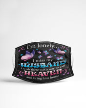 Load image into Gallery viewer, I'm Lonely I Miss My Husband Butterfly Gift For Lover Cloth Face Mask
