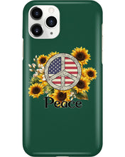 Load image into Gallery viewer, Peace Sign Sunflower Birthday Gift For Girls Phone case
