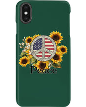 Load image into Gallery viewer, Peace Sign Sunflower Birthday Gift For Girls Phone case

