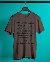 Load image into Gallery viewer, Daughter In Law Gift For Mother In Law I Know How Tempting That Option Was Some Days Guys V-Neck
