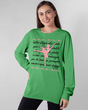 Load image into Gallery viewer, Ballet Words Pink Pattern Gift For Ballet Dancer Unisex Long Sleeve
