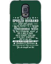 Load image into Gallery viewer, Shes Stubborn Messy And A Brat At Times Black Gift For Husband Phone case

