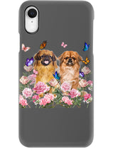 Load image into Gallery viewer, Pekingese With Peonies Gift For Dog Lovers Phone case

