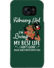 Load image into Gallery viewer, Betty Boop February Girl Living My Best Life Birthday Meaningful Gift Phone case
