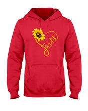 Load image into Gallery viewer, Black Phone Case Sunflower Faith Gift For Christians Hoodie
