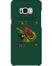 Load image into Gallery viewer, Never Underestimate A 60 Year Old Man Can Play A Guitar Phone case
