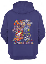 Load image into Gallery viewer, Once A Firefighter   Always A Firefighter   Special Custom Design Hoodie
