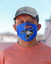 Load image into Gallery viewer, Eagle Giant Scratch USA Flag Gift For Women Cloth Face Mask
