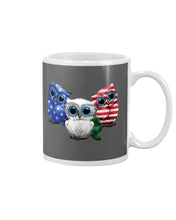Load image into Gallery viewer, Lovely Phone Case Three Owl With US Flag Gift For Owl Lovers Mug
