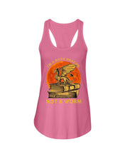 Load image into Gallery viewer, I'm A Book Dragon Not A Worm Gift For Dragon Lovers Ladies Flowy Tank
