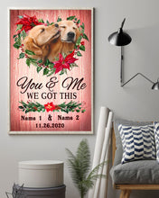 Load image into Gallery viewer, Golden Retriever You And Me Gift For Dog Lovers Vertical Poster
