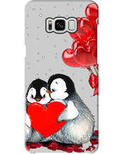Load image into Gallery viewer, Penguin Forever Love With Red Heart Balloon Gift For Penguin Lovers Phone case
