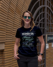 Load image into Gallery viewer, December Girl I Have Three Sides Birthday Gift For Women Ladies Tee

