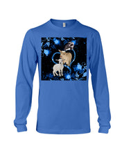 Load image into Gallery viewer, Lovely Phone Case Twinkling Blue Heart Gift For Goat Lovers Unisex Long Sleeve
