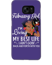 Load image into Gallery viewer, Betty Boop February Girl Living My Best Life Birthday Meaningful Gift Phone case
