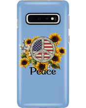 Load image into Gallery viewer, Peace Sign Sunflower Birthday Gift For Girls Phone case
