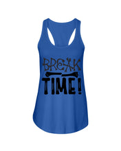 Load image into Gallery viewer, Break Bone Time White Background Gift For Women Ladies Flowy Tank
