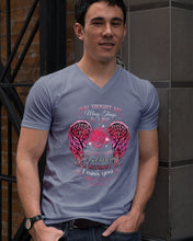 Load image into Gallery viewer, You Taught Me Many Things In Life Custom Name Gift For Son Name Michael Guys V-Neck
