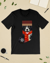Load image into Gallery viewer, Santa Border Collie In Stock Gift For Dog Lovers Guys Tee
