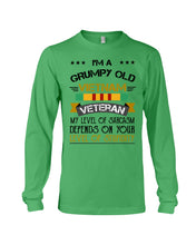 Load image into Gallery viewer, I'm A Grumpy Old Vietnam Veteran Special  Custom Design Unisex Long Sleeve
