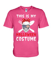 Load image into Gallery viewer, This Is My Halloween Costume Gift For Men Guys V-Neck
