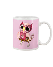 Load image into Gallery viewer, Lovely Tote Bag Owl Perchs On Branch Gift For Owl Lovers Mug
