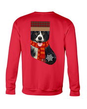 Load image into Gallery viewer, Santa Border Collie In Stock Gift For Dog Lovers Sweatshirt
