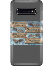 Load image into Gallery viewer, Do What Makes You Happy With Bats Gift For Girls Phone case

