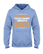 Load image into Gallery viewer, Sorry This Guy Is Already Taken By A Smart And Sexy Redhead Gift For Men Hoodie
