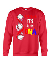 Load image into Gallery viewer, Baseball Be My DNA Gift For Sport Lovers Sweatshirt
