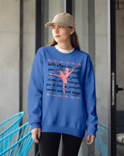 Load image into Gallery viewer, Ballet Words Pink Pattern Gift For Ballet Dancer Sweatshirt
