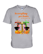 Load image into Gallery viewer, Flamingo In Everything Give Thanks Gift For Flamingo Lovers Guys V-Neck
