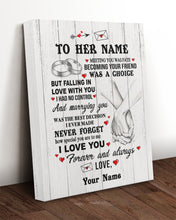 Load image into Gallery viewer, How Special You Are To Me Custom Name Gift For Girlfriend Matte Canvas
