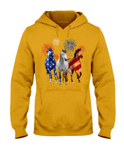 Load image into Gallery viewer, Lovely Phone Case Horse Freedom Firework Gift For Horse Lovers Hoodie
