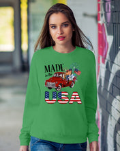 Load image into Gallery viewer, Horse Made In The America Red Car Gift For Horse Lovers Sweatshirt
